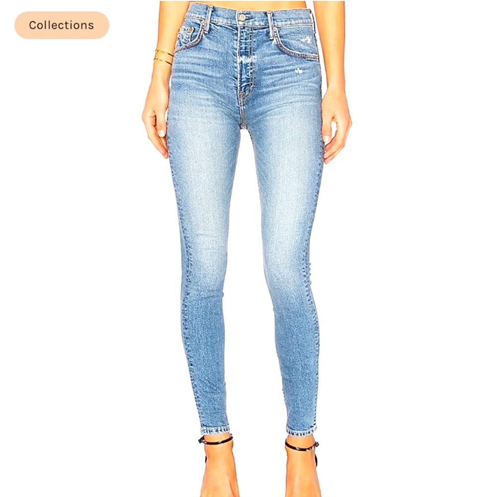 GRLFRND Kendall high rise straight skinny yoga liberty island jeans size 26